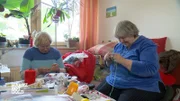 Elke und Dagmar haben heute einen kreativen Häkel-Tag