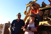 L-R:  Rodney Pearse, Elisa Grobe, Bayden Pearse.