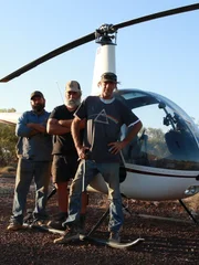 L-R: Stoney Cain, Greg Geran und Col Duff.