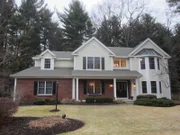 In Altamont, NY this Colonial style home that sits further back from the street giving it a grander feel, as well as some nice curb appeal, as seen on House Hunters.