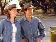 Claire (Lisa Chappell) und Vince (Peter Stefanov) streiten sich ständig. Sind amouröse Gefühle im Spiel?