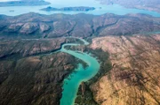 Luftaufnahme aus der Region Kimberley in Australien