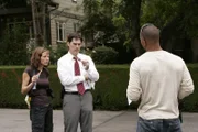 (v.l.n.r.) Elle Greenaway (Lola Glaudini); Aaron Hotchner (Thomas Gibson); Derek Morgan (Shemar Moore)