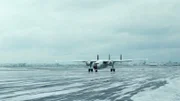 CGI: Der britische European Airspeed Ambassador macht kurz vor dem Start plötzlich die Bremsen kaputt.
