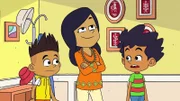 v.li.: Raj, Uma Gupta, Sammy