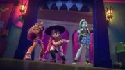 v.li.: Clawdeen Wolf, Draculaura, Frankie Stein