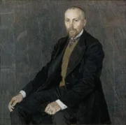 Portrait of the artist Nicholas Roerich (1874-1947), 1907. Found in the collection of the State Tretyakov Gallery, Moscow. (Photo by Fine Art Images/Heritage Images/Getty Images) Portrait of the artist Nicholas Roerich (1874-1947), 1907. Artist: Golovin, Alexander Yakovlevich (1863-1930)
