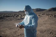 Atacama-Wüste, Chile - Hinter den Kulissen des Filmteams.