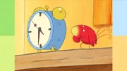 „Ist die Zeit stehen geblieben?“ fragen sich Lenny und Twiek, als ihre Uhr nicht mehr funktioniert.