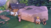 Karl und seine Bande beobachten Peter