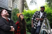 Jared Pedea, Grace Lee, and Antonio Ballatore laughing at Travis Farber (not pictured).