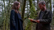 l-r: Vanessa Van Helsing (Kelly Overton), Axel Miller (Jonathan Scarfe)