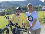Die "Grand Lady" in Trondheim/Norwegen. Ausflug: E-Bike-Tour durch Trondheim mit Reiseleiter Bernd und Elke.