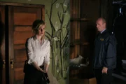 Das Entsetzen steht Det. Lilly Rush (Kathryn Morris, l.) ins Gesicht geschrieben. Lt. John Stillman (John Finn, r.) versucht, seine Kollegin zu beruhigen ...