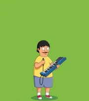 (3. Staffel) - Gene ist der einzige Sohn der Familie und sehr musikbegeistert. Er wirkt naiv aber freundlich und meint es mit niemandem wirklich böse ...