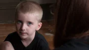 Noah looking up at Amy.