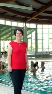 Ricarda Lorenz im Thermalbad