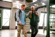 L-R: Dominique Luca (Kenny Johnson) and Daniel 'Hondo' Harrelson (Shemar Moore)