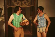 Zwei Kommunarden (Alexander Schubert, Matthias Matschke) in den 70er Jahren.