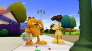 Als Garfield von Jons nervigen Nichten besucht wird, lockt er diese in das Haus einer Hexe.