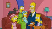 (v.l.n.r.) Lisa; Marge; Maggie; Homer; Bart