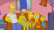 (v.l.n.r.) Homer; Marge; Bart; Lisa; Maggie