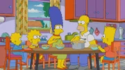 (v.l.n.r.) Maggie; Lisa; Marge; Homer; Bart