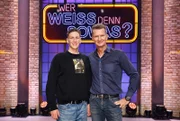 Die Kandidaten: Der Schwimmsportler und Olympiasieger Lukas Märtens (l.) und der ehemalige Schwimmsportler und Olympiasieger Michael Groß (r.).