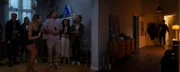 V.l.: Titus Kraus, Melisa Dobric, David Helmut, Jacky (Sevda Polat) und die Redakteurin (Andrea Beblo-Krause)