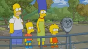 (v.l.n.r.) Homer; Bart; Marge; Lisa