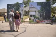 Wie werden Dave (2.v.l.) und Marla (2.v.r.) auf ihr, von Chip (l.) und Joanna (r.) umgebaute Haus reagieren?