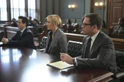 Pictured L-R: Benny Colón (Freddy Rodríguez), Rachel Elliot (Francesca Faridany), and Jason Bull (Michael Weatherly)