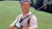 Golfanfänger Lothar (Rene Heinersdorff) ist mit seinem Abschlag nicht sehr zufrieden...