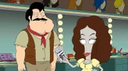 Stan Smith (l.); Roger (r.)