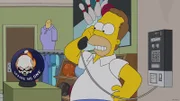 In jungen Jahren war Homer zu leichtfertig: Statt seine Apple-Aktien zu halten, verkaufte er sie und gab das Geld völlig sinnlos für eine Bowlingkugel aus. Das bereut er nun bitter - er könnte heute reich sein ...