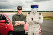 EPISODE 2 Picture Shows: Ron Howard in the "Reasonably Priced Car" with The Stig"EPISODE 2 Picture Shows: Ron Howard in the "Reasonably Priced Car" with The Stig"