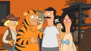 Vorne, l-r: Teddy, Bob, Linda