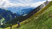 Heuernte im Hinterpasseiertal.