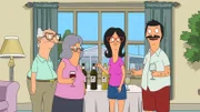 Bob (r.) und Linda (2.v.r.) müssen feststellen, dass Lindas Vater (l.) und Mutter (2.v.l.) in einem Altersheim leben, indem es nur so von in die Jahre gekommenen Swingern wimmelt ...