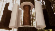 CGI image - Trunk disassembled into parts.