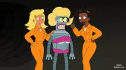 Klappt Leelas Plan, Bender (M.) per Verkleidung die Wachen ablenken zu lassen?; Klappt Leelas Plan, Bender (M.) per Verkleidung die Wachen ablenken zu lassen?