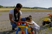 Tesfu mit seiner Tochter Salem