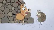 Endlich hat der Igel den Übeltäter gefunden, der ihm einen seiner Stacheln geklaut hat.