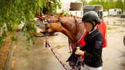 Larissa und Checker Jack nach dem Turnier.