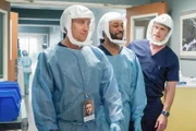 Grey's Anatomy
Staffel 17
Folge 15
Kevin McKidd als Dr. Owen Hunt, Anthony Hill als Dr. Winston Ndugu, Chris Carmack als Dr. Atticus Lincoln
SRF/ABC Studios
