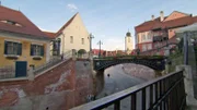 Die Lügenbrücke in Herrmannstadt.