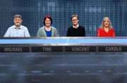 Die Kandidat:innen (v.l.n.r.): Michael Stremme, Tina Brüggenolte, Vincent-Manuel Bury und Carola Bornschein.