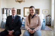Claudia Ehrschwendtner und Eric Agstner in seiner Wohnung im 1. Bezirk, Wien.
