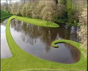 Charles Jencks Garten der Sinne- Schottland.