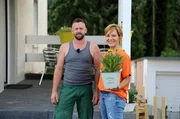 Evelin König und Michael Steier, der sich für seinen Familienbalkon eine Kräuterecke wünscht.